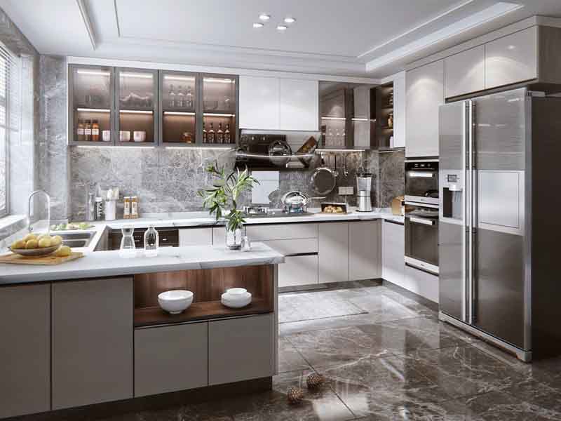 德陽小廚房裝修原則，合理布局保證空間且不擁擠