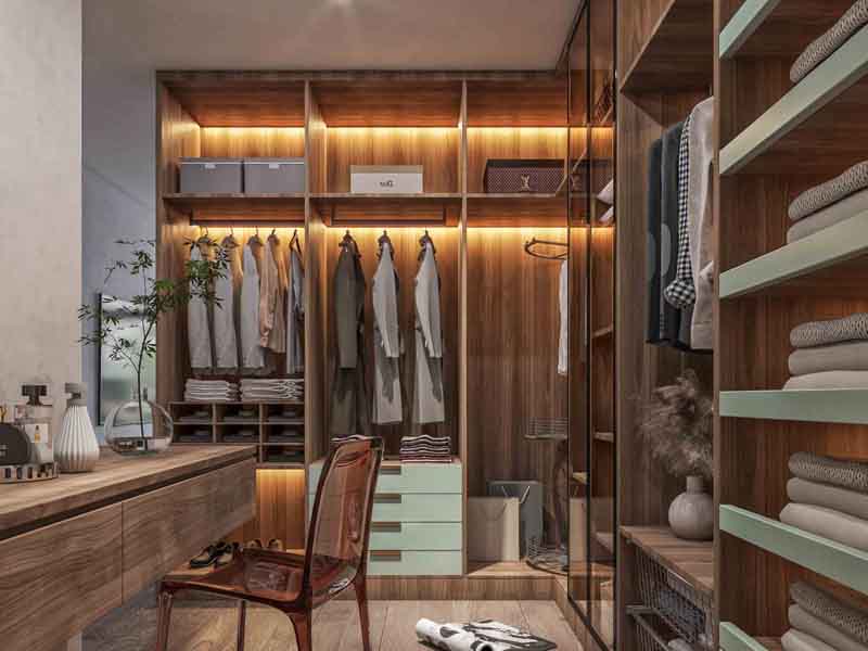 德陽定制衣柜選品牌還是雜牌，推拉門衣柜板材選擇多厚