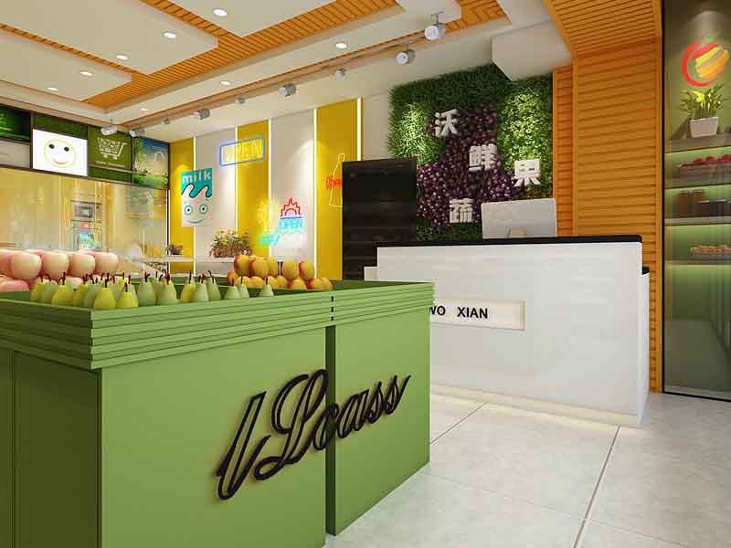 德陽水果店設(shè)計如果做，才能讓店鋪有種琳瑯滿目的感覺