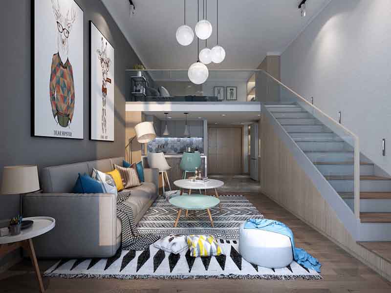 德陽loft裝修設(shè)計中，如何完美體現(xiàn)loft空間特點(diǎn)