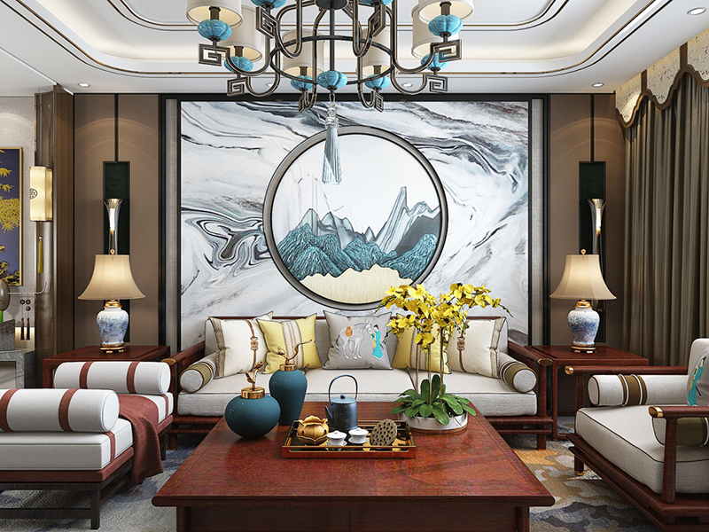 沙發(fā)背景墻掛畫(huà)小技巧，懂得給背景墻留白的才是掛畫(huà)高手