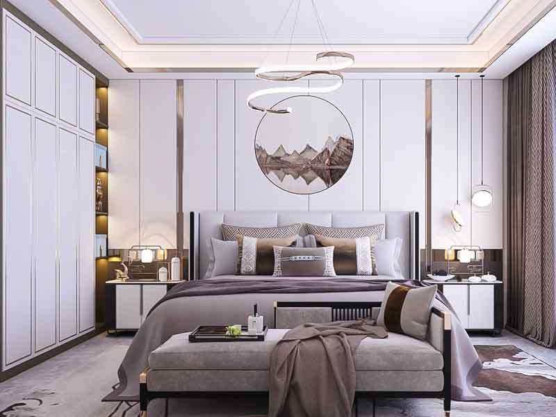 德陽主臥室設(shè)計如何才能顯得，溫馨舒適又時尚