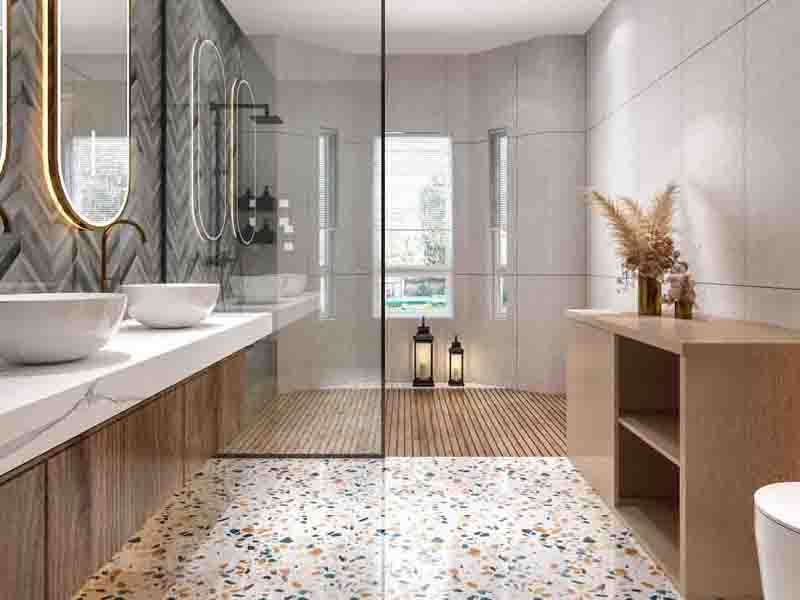 德陽洗手間設(shè)計小竅門，利用浴缸增加儲物空間