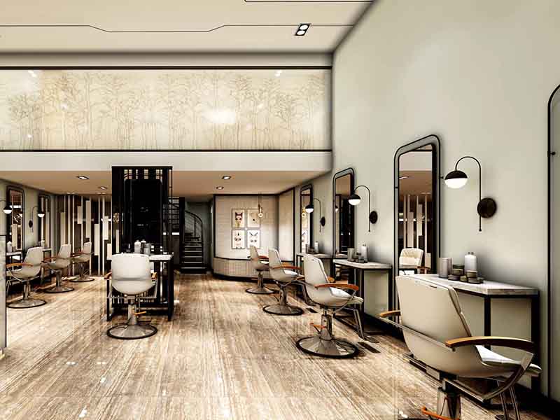 ?？诿腊l(fā)店裝修應該如何搭配色差