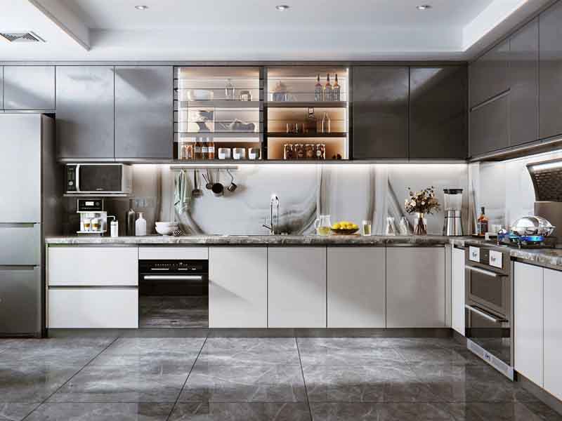 德陽小廚房裝修原則，合理布局保證空間且不擁擠