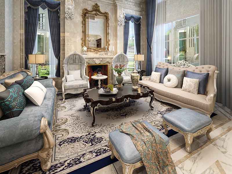 雍容華貴的法式風(fēng)格裝修，重點(diǎn)是會(huì)使用裝飾品來(lái)點(diǎn)綴