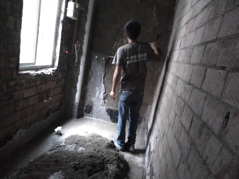 廚衛(wèi)地面找平，墻面抹灰