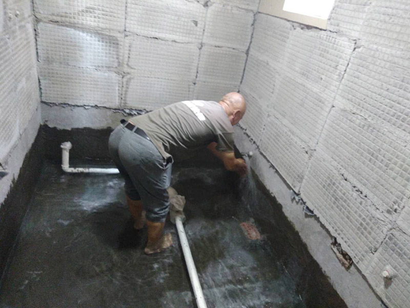 廁所瓷磚拆除，閉水試驗方案