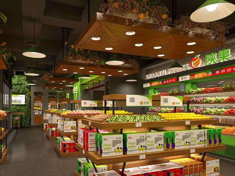 德陽水果店設(shè)計如果做，才能讓店鋪有種琳瑯滿目的感覺