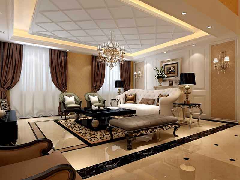 一個好看的簡歐風(fēng)格客廳裝修，應(yīng)該有哪些元素