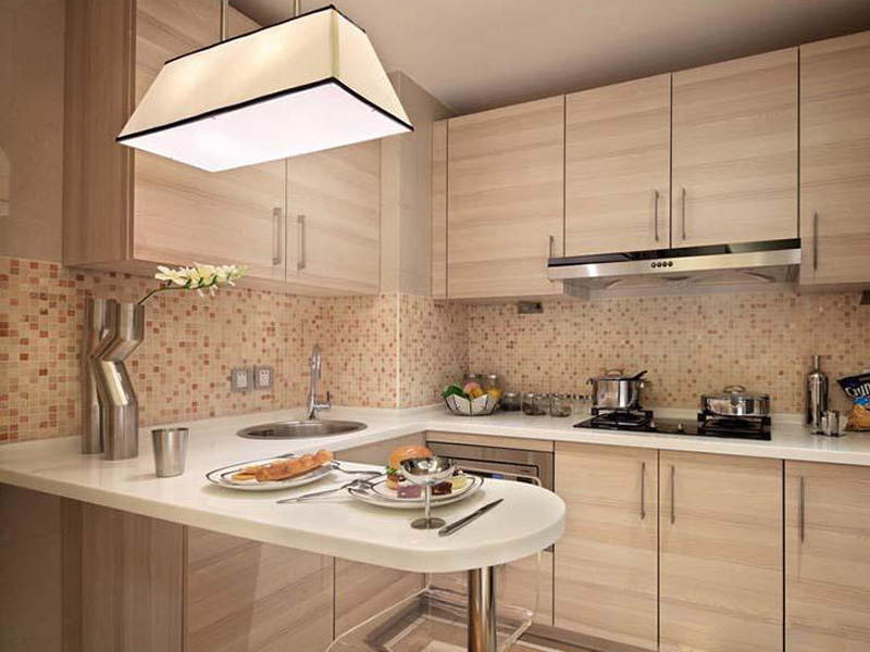 小戶型5平方廚房裝修巧思多，家電嵌入