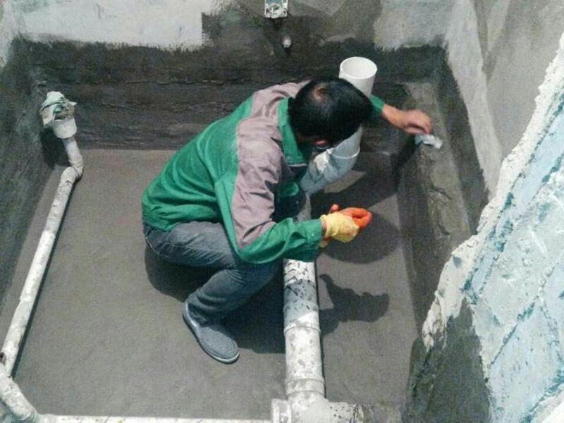 衛(wèi)生間墻面滲水，管道根部及墻角防水需