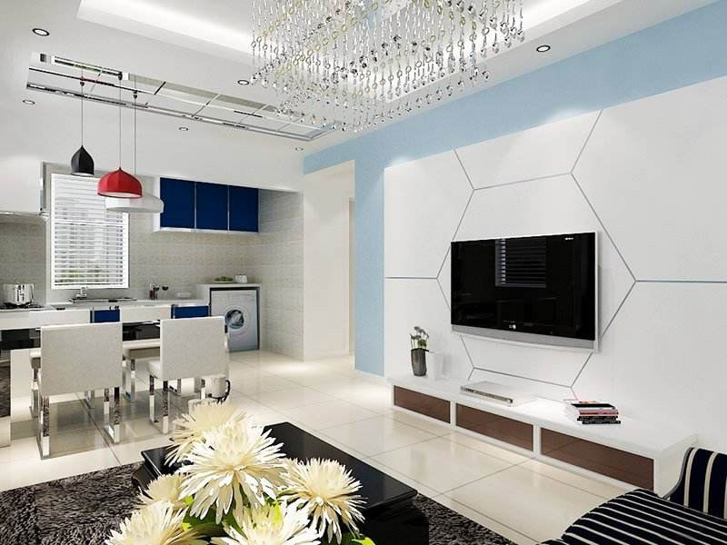 電視墻裝修選材要點，選材不同裝飾效果