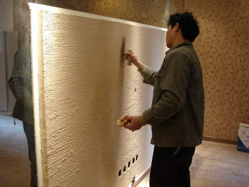 硅藻泥背景墻施工方法及常見問題，堿性