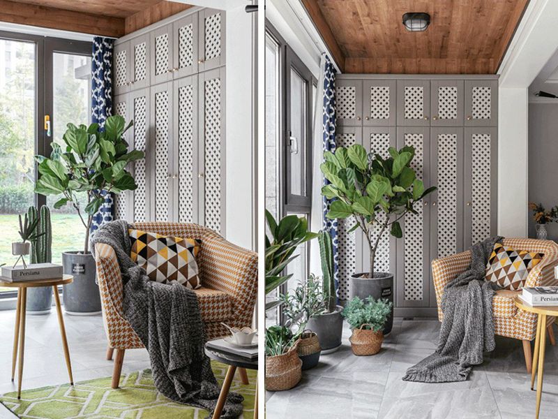 武漢陽臺裝修需要注意的，陽臺護(hù)欄需小