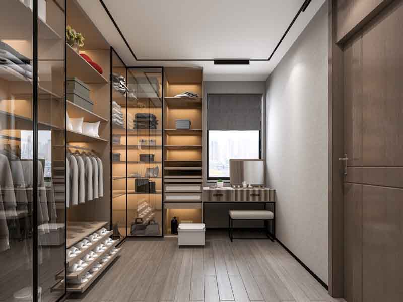 德陽定制衣柜選品牌還是雜牌，推拉門衣