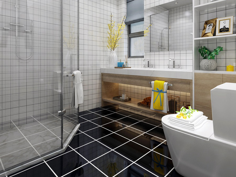 簡約風(fēng)衛(wèi)生間翻新案例圖集