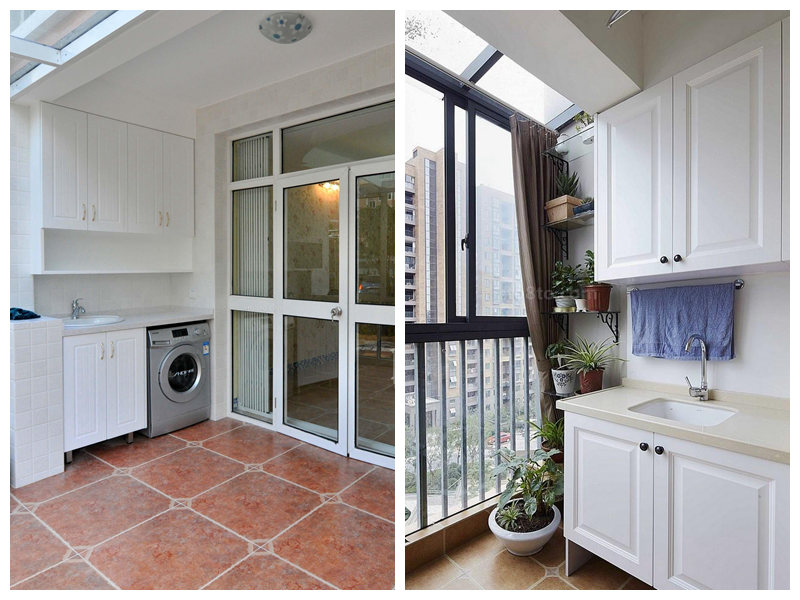 上海老屋陽臺改造裝修實(shí)景圖