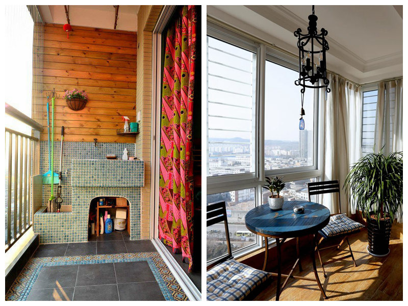 上海老屋陽臺改造裝修實(shí)景圖