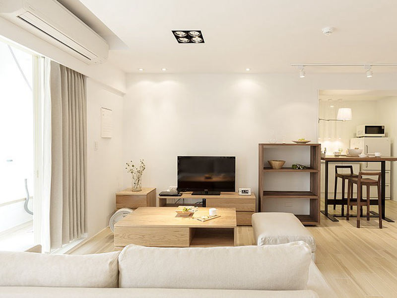 武漢新裝裝修客廳實景圖