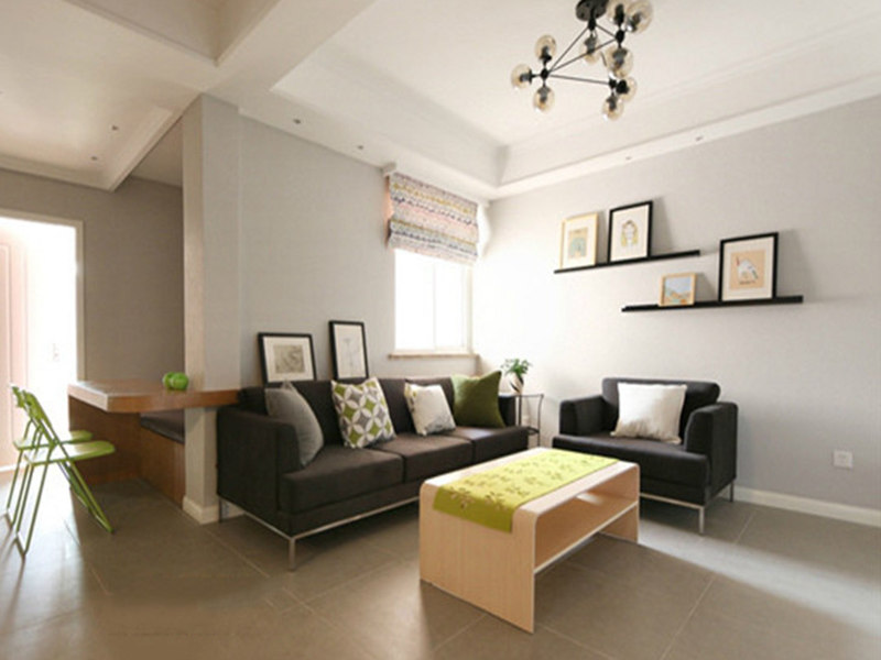 混搭風背景墻裝修圖片