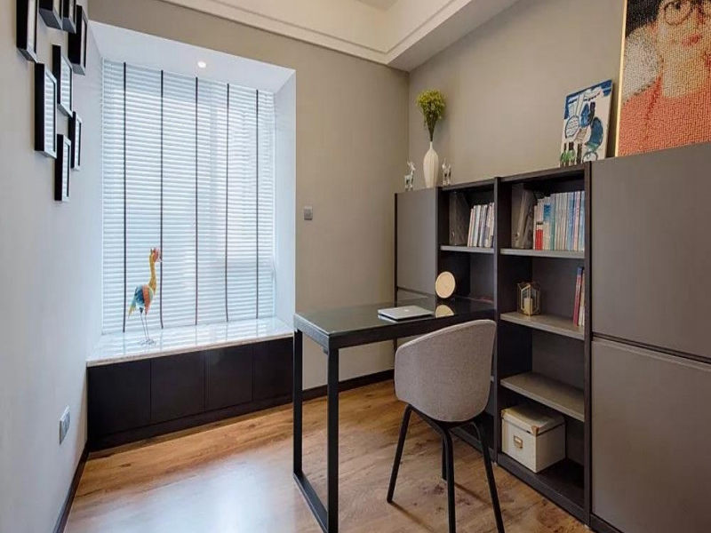 鄉(xiāng)村風(fēng)書房裝修實景圖