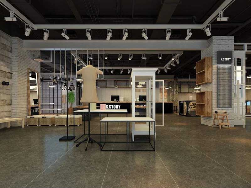 太原市尖草坪區(qū)小服裝店裝修效果圖