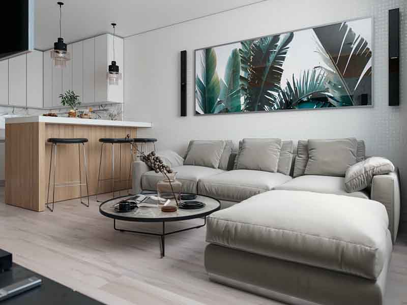 眉山市東坡區(qū)40平米小戶(hù)型裝修效果圖