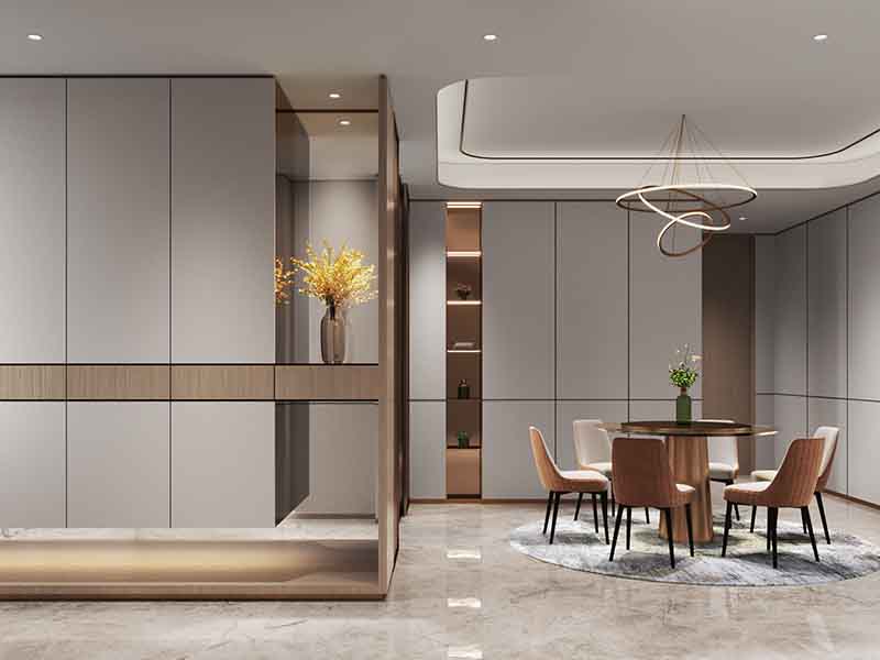 眉山市東坡區(qū)門(mén)廳裝修效果圖