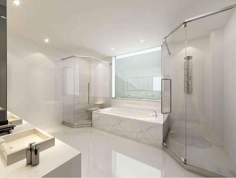 江門蓬江江華小學墻面瓷磚翻新-墻面打磨