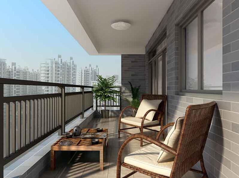 惠州市區(qū)舊陽臺(tái)不拆窗戶翻新裝修-貼瓷磚