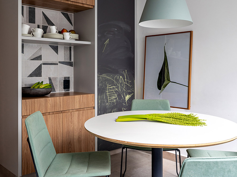 邢臺市橋東區(qū)毛坯房裝修設計-餐廳裝修