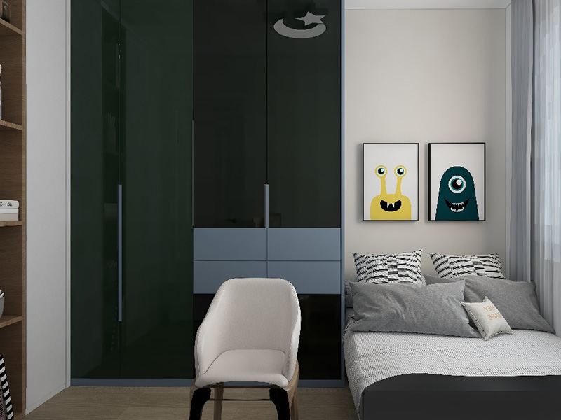 泰州市高港區(qū)清水房裝修設(shè)計效果-次臥裝修