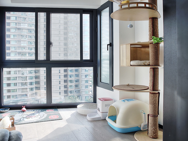 安陽市文峰區(qū)局部裝修設計-貓咪房裝修