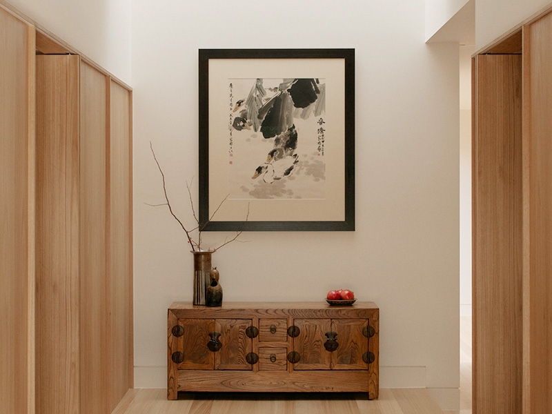 雅安市滎經(jīng)縣日式風格裝修翻新設計-玄關裝修