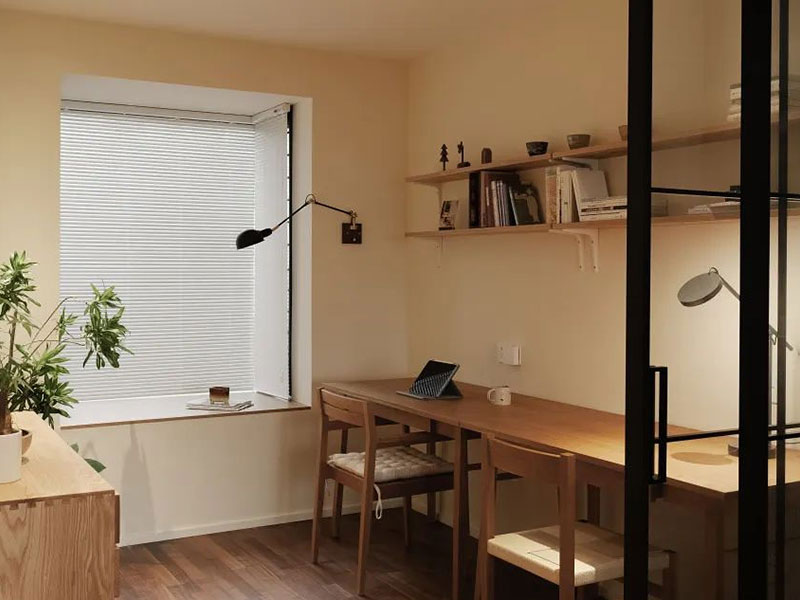 重慶市渝北區(qū)復古風格裝修設計-書房設計