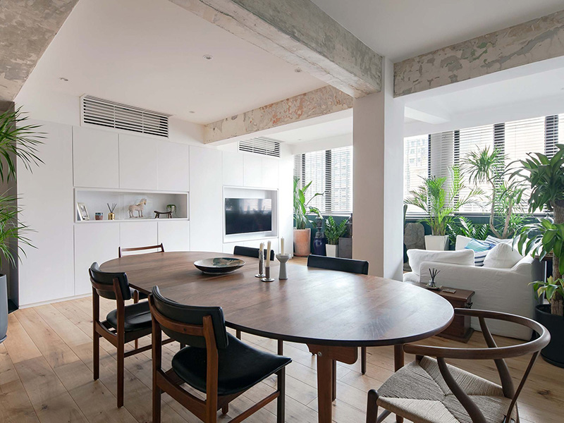 蕪湖市鏡湖區(qū)126平大開間裝修設(shè)計(jì)-客廳設(shè)計(jì)