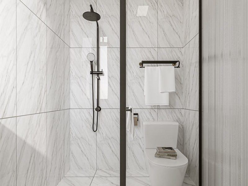 安順市西秀區(qū)85平小戶型裝修設計-衛(wèi)生間設計