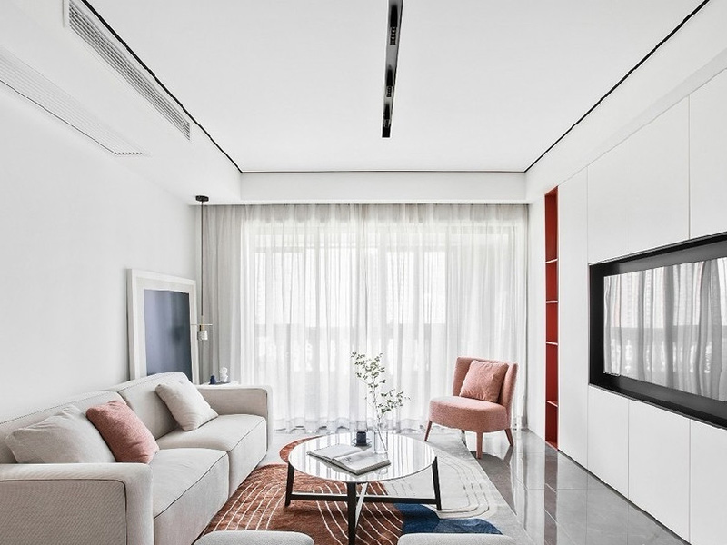 赤峰市松山區(qū)現(xiàn)代極簡風(fēng)格裝修設(shè)計(jì)-客廳設(shè)計(jì)