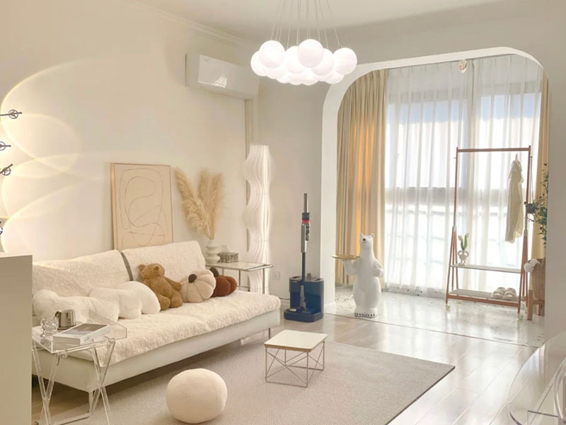 泉州市泉港區(qū)96平全屋整體裝修設(shè)計-客廳設(shè)計