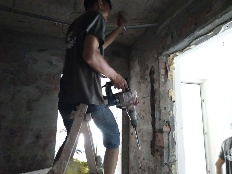 電路開槽、拆除打孔