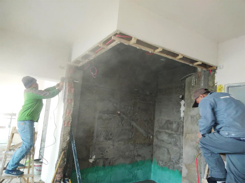 墻體拆除，石膏找平